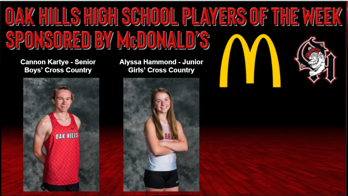 McDonald's OHHS Players of the Week